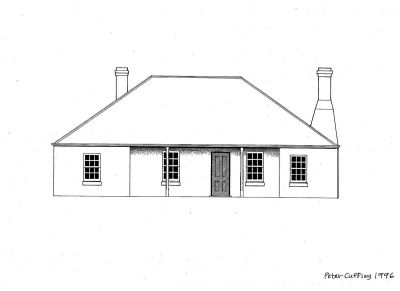 1966 Culla Hill drawing by Peter Cuffley
