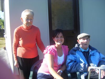 2009 Michael Carrucan senior with wife Christine and granddaughter Laura
2009 - Michael Carrucan Senior, one of the 5 children of Dennis Carrucan, with his wife Christine and his son Michael Jnr.
Photo supplied by Michael Carrucan Jnr.
