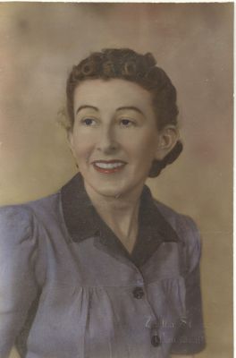 1945ish - Betty Carrucan - portrait as a young teacher
Elizabeth Agatha (Betty) Carrucan was born in Eltham in 1915 and was the granddaughter of Patrick Carrucan who migrated from Co. Clare to Eltham in the 1850's. Betty was born and grew up on the Dalton St farm of her parents Mick and Mary (nee Sweeney) Carrucan and was the only one of her family able to continue with her education, eventually earning a B. Arts from Melbourne University and embarking on a teaching career. This photo shows her as a young teacher in Stawell, country Victoria.
