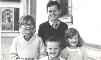 1968 - Aileen James's children Laurence Victor Frances and Richard
Aileen James nee Carrucan (born 1928) is one of two daughters born to John Carrucan (1906-1978) and Rebecca Searle. Here are her four children Laurence (born 1956), Victor (born 1959), Frances (born 1961) and Richard (born 1962). Eileen is a great grand daughter of Peter Carrucan and Hannah Woods.
